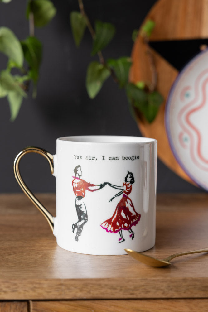 Tasse « Oui monsieur, je peux danser »