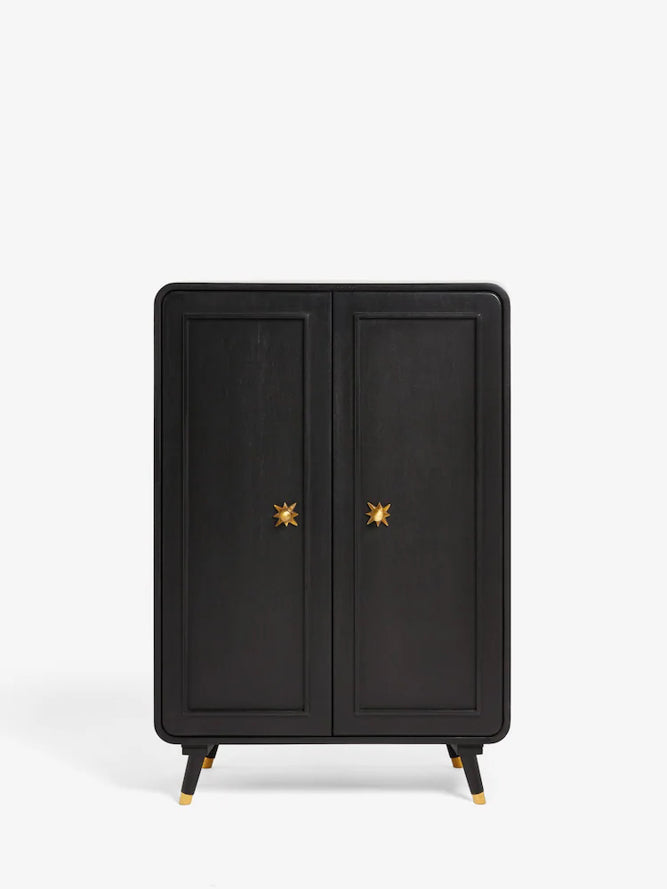 Black & Gold Ringo Drinks Cabinet