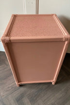 Pale Pink Bedside Table - SAMPLE