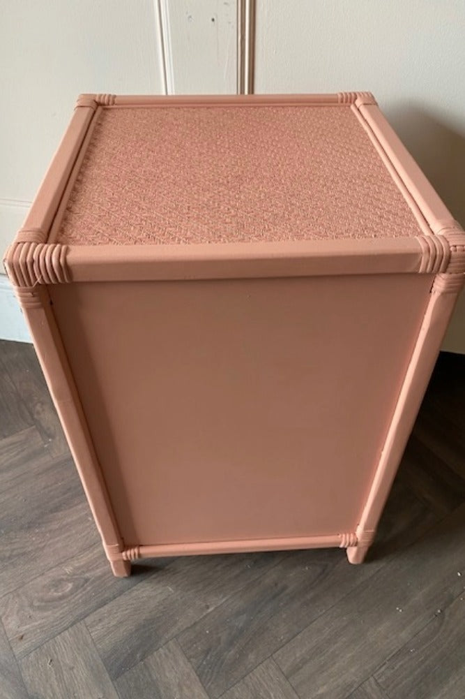 Pale Pink Bedside Table - SAMPLE