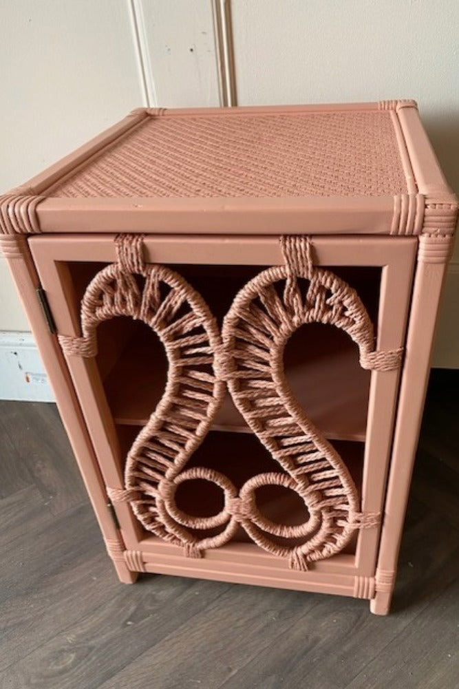 Pale Pink Bedside Table - SAMPLE