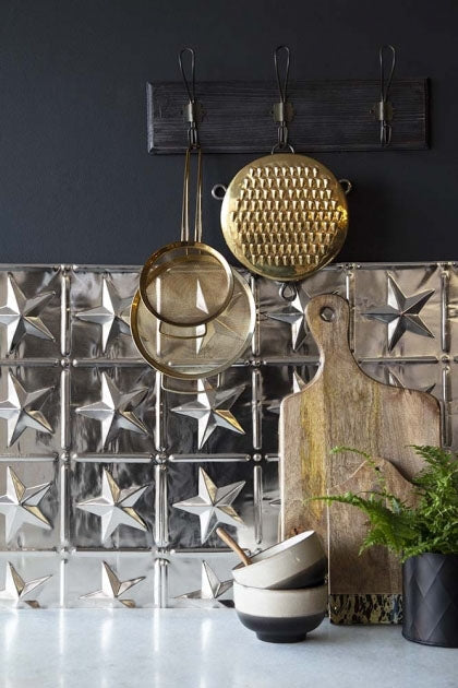 Five Point Star Tin Tile