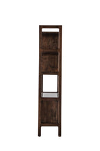 Acacia Wood & Marble Display Cabinet