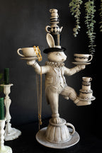Alice In Wonderland Inspired Balancing Act White Rabbit Ornament
