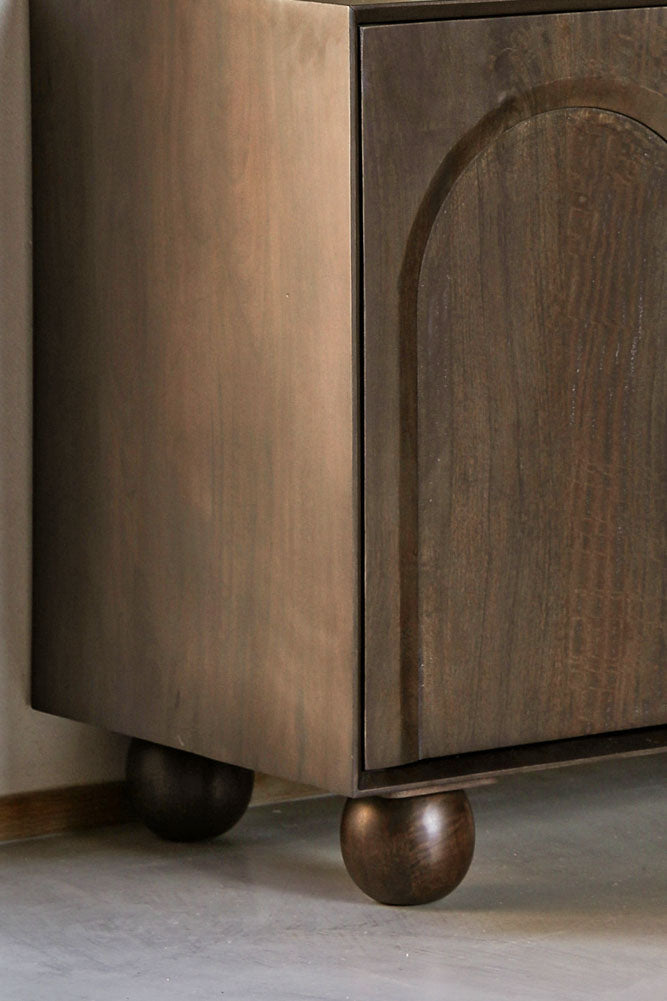 Arc Detail 2-Door Mango Sideboard