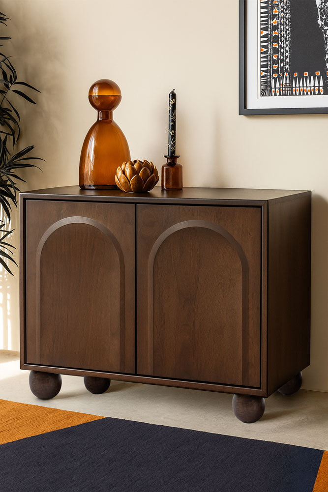 Arc Detail 2-Door Mango Sideboard