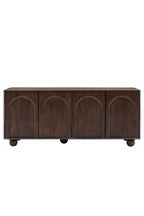 Arc Detail 4-Door Mango Wood Sideboard