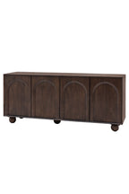 Arc Detail 4-Door Mango Wood Sideboard