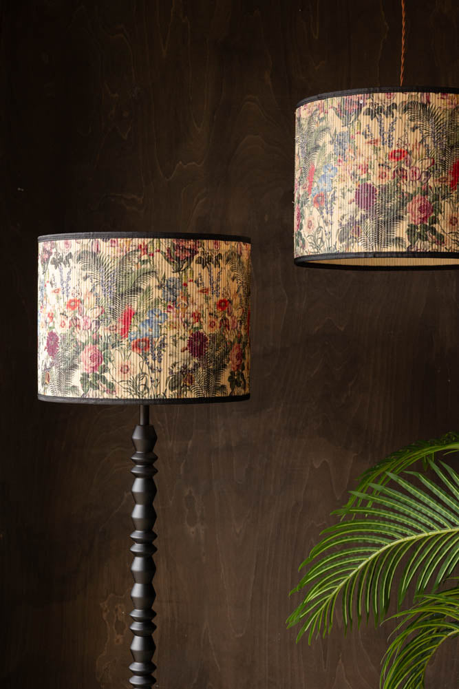 Bamboo Floral Print Easyfit Lampshade
