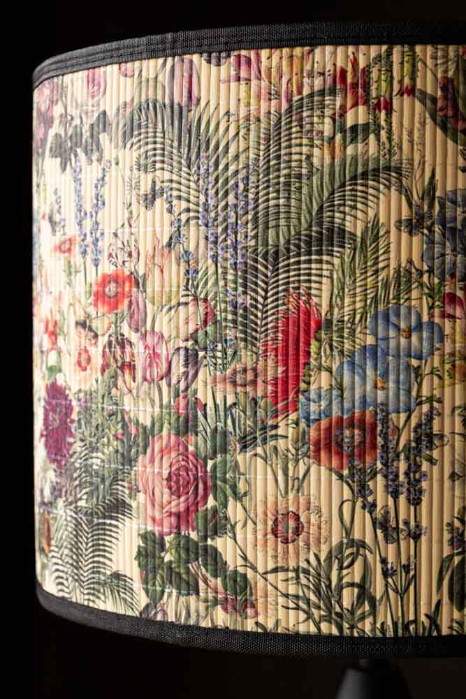 Bamboo Floral Print Easyfit Lampshade