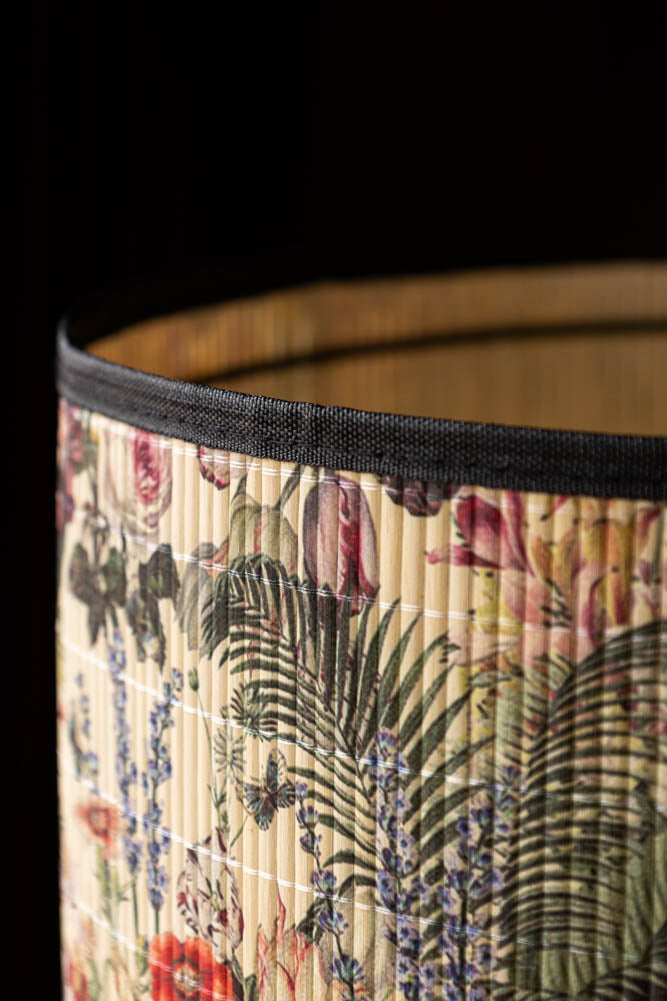 Bamboo Floral Print Easyfit Lampshade