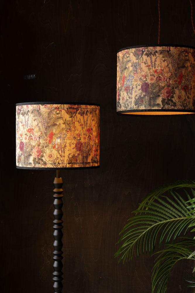 Bamboo Floral Print Easyfit Lampshade