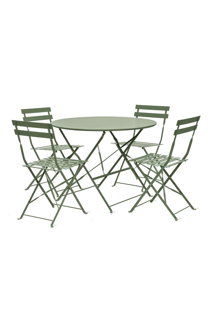 Bistro Dining Garden Set in Green