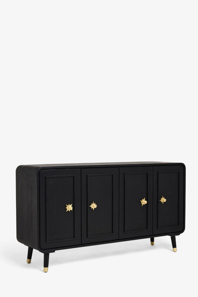 Black & Gold Ringo Sideboard
