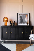 Black & Gold Ringo Sideboard