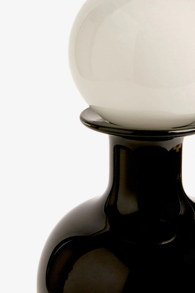 Black & White Tall Apothecary Bottle