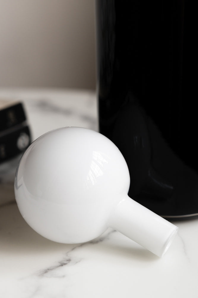 Black & White Tall Apothecary Bottle