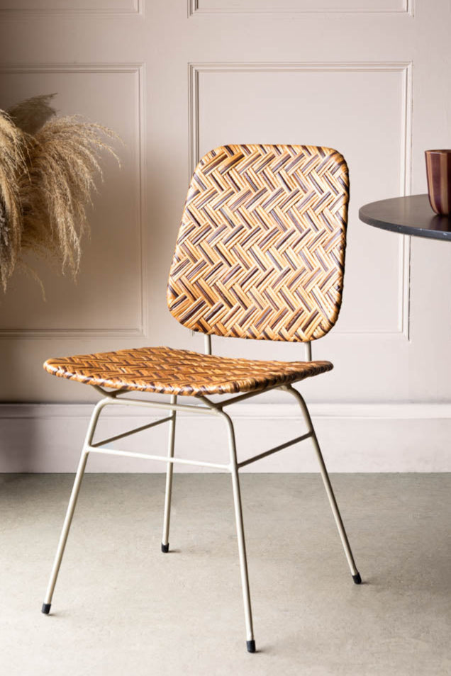 Woven Rattan Dining Chair