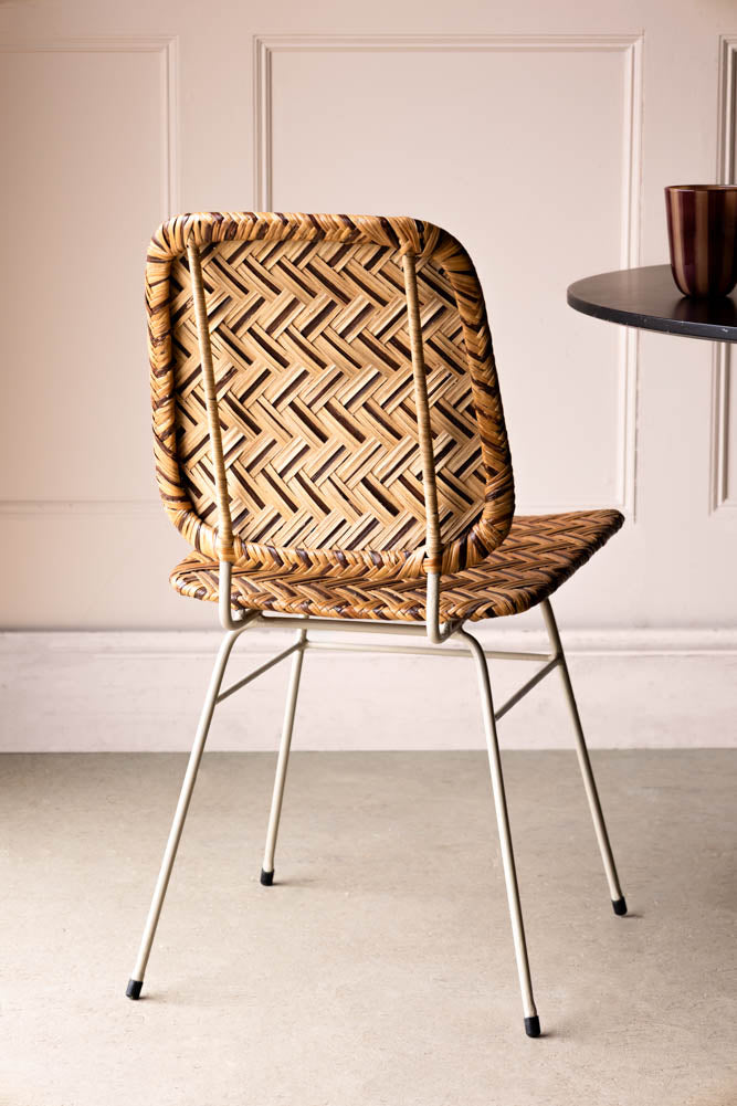 Woven Rattan Dining Chair