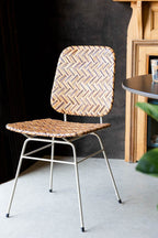 Woven Rattan Dining Chair