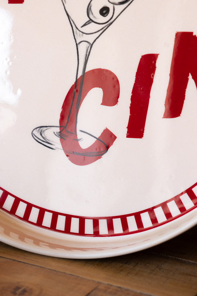 Cin Cin Round Tray