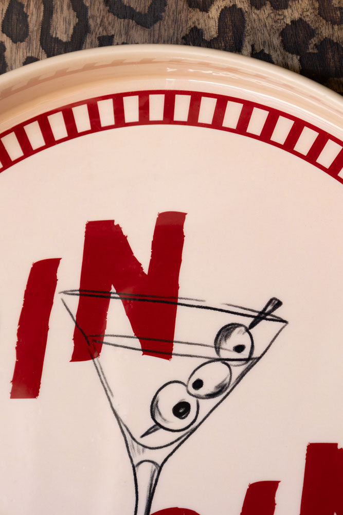Cin Cin Round Tray