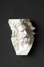 Classical Greek-Inspired Floating Wall Shelf
