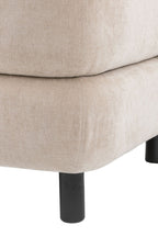 Contemporary Cream 3-Seater Sofa