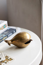 Fabulous Antique Gold Whale Ornament/Ashtray
