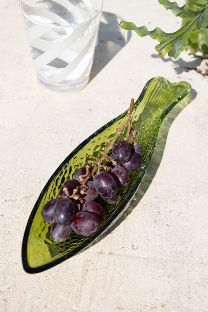 Fish Trinket Tray in Dark Green