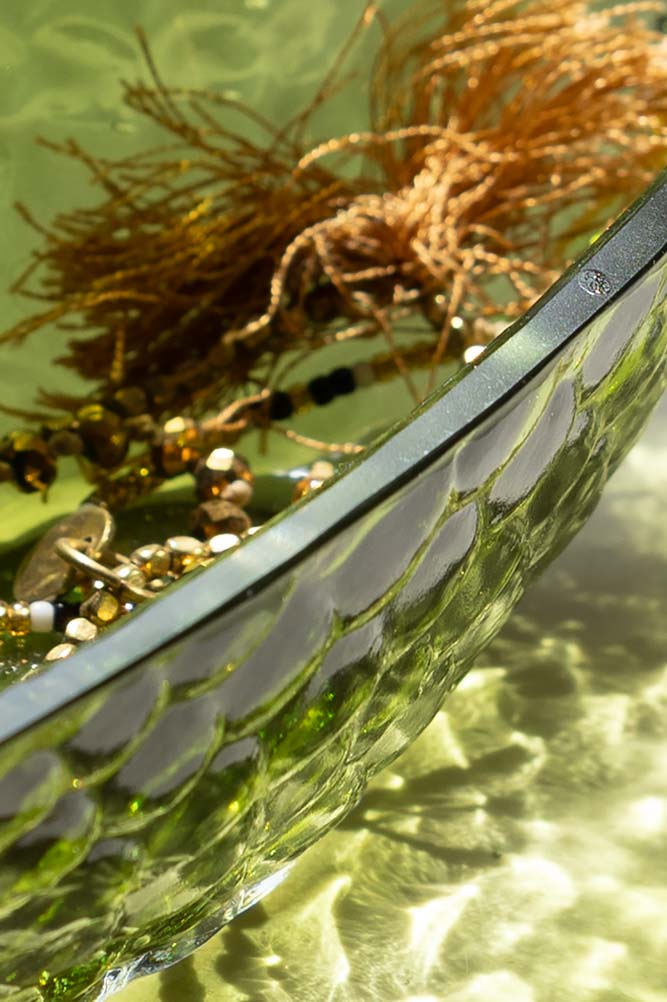 Fish Trinket Tray in Dark Green