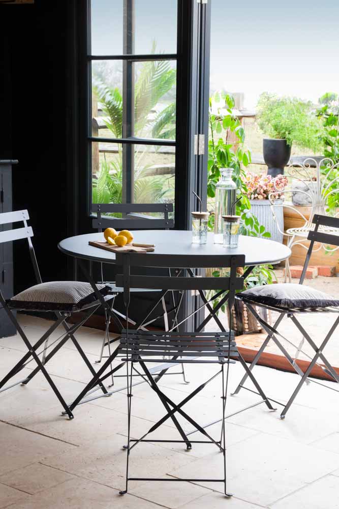 Bistro Dining Garden Set in Grey