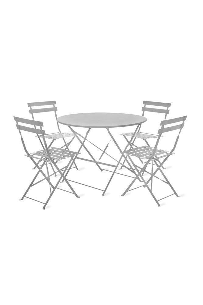 Bistro Dining Garden Set in White