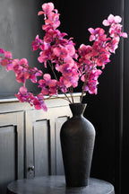 Faux Fuchsia Pink Blossom Flower Stem