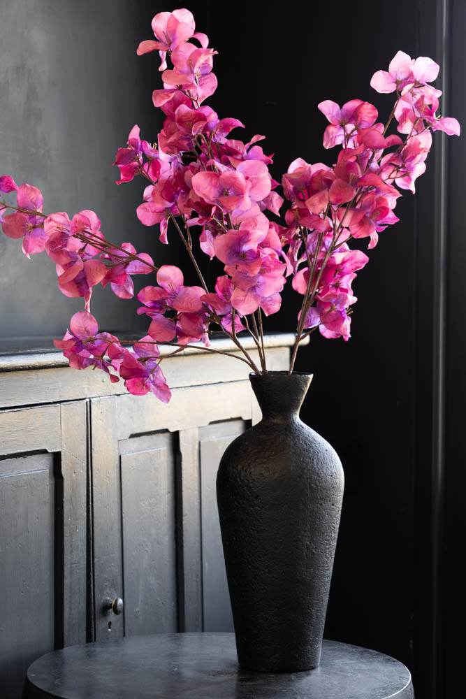 Faux Fuchsia Pink Blossom Flower Stem