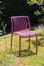 Garden Outdoor Dining Chair In Pink