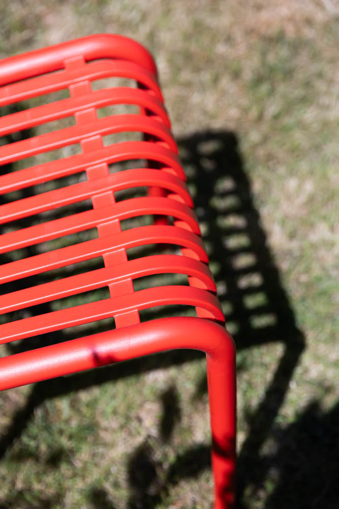 Garden Outdoor Dining Chair In Red