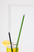 Agitateur à cocktail en verre vert