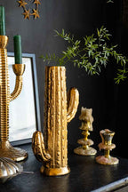 Gold Cactus Stem Vase