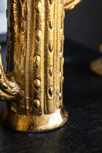 Gold Cactus Stem Vase