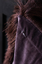Coussin brodé doré Fuck Yeah