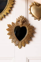 Miroir Sacré-Cœur Milagro doré