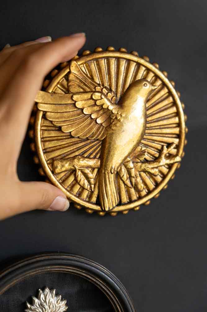 Golden Flying Bird Wall Decor