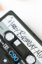 Happy Birthday Cassette Tape Storage Tin