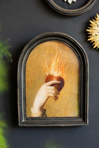 Heart On Fire Framed Wall Art