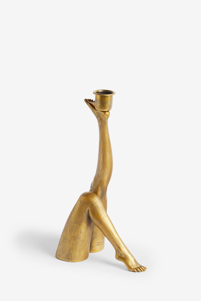 Bougeoir Kick Gold Leg