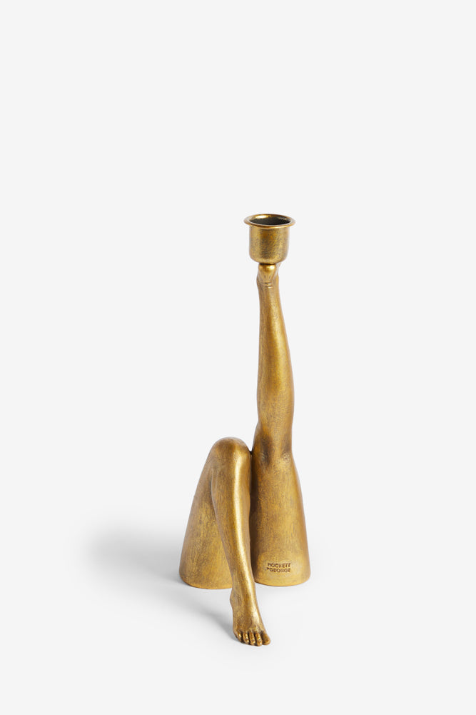 Bougeoir Kick Gold Leg