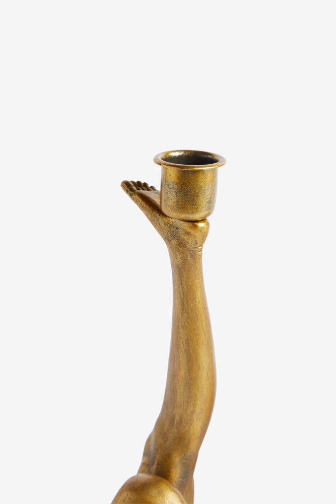 Bougeoir Kick Gold Leg
