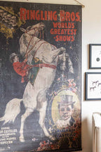 Large Vintage-Style World's Greatest Show Wall Art