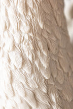 Large White Faux Swan Head Wall Art